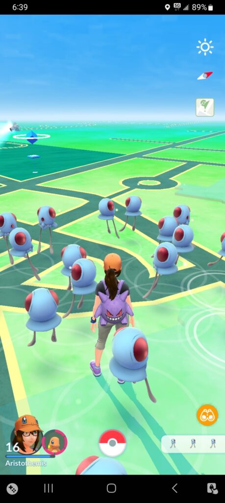 Why were there so many Tentacools at my local library today? (This isn't even all of them!)
