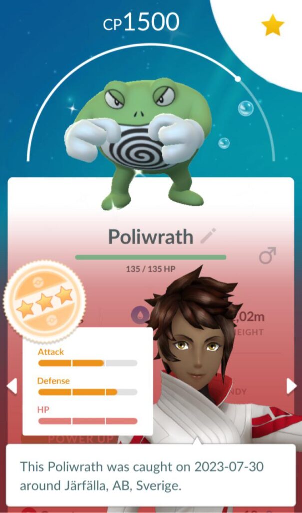 This is my best pokémon. His perfect for battle. ✌🏼