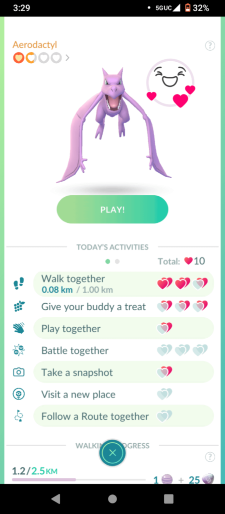 Did not use a poffin, so why is my buddy pokemon excited?