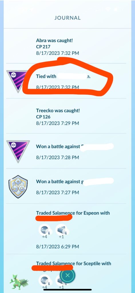 Did ya know it was possible to tie to a GBL match?