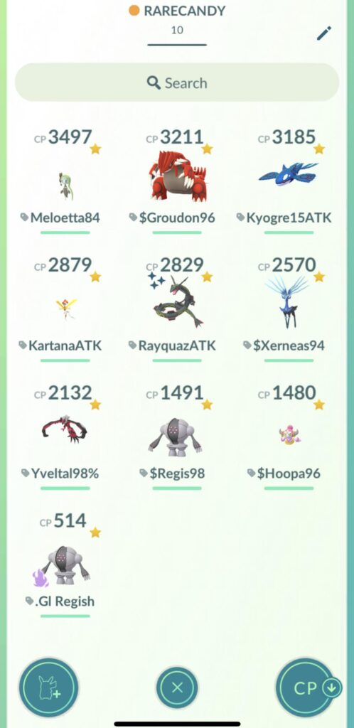 Where would you put your rare candy?
