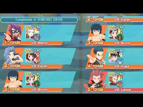 E4 Johto 1vs3 12.500pts (Semana 157) -Pokemon Masters EX