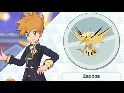 Azul y ZapGOD Apoyo /Atacante 1vs3 Offtype 2500pts -Pokemon Masters EX