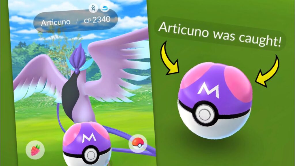 I caught a Galarian Articuno with THE MASTER BALL.