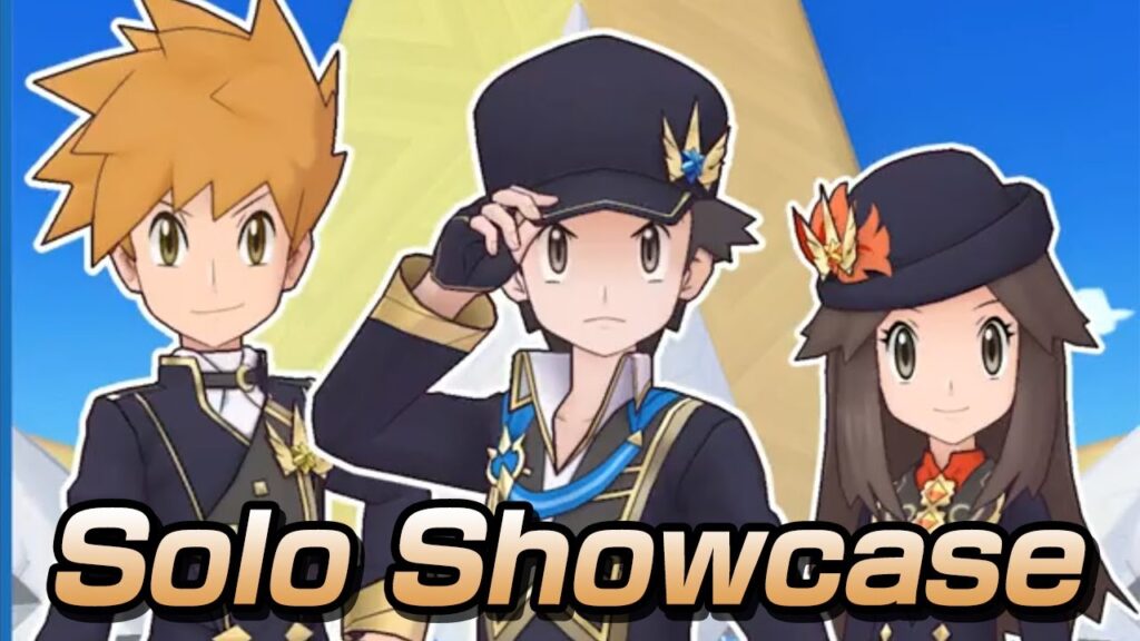 [Pokemon Masters EX] CHAMPION RED, BLUE, AND LEAF SOLO CHAMPION STADIUM MASTER MODE | 3/5 Showcase