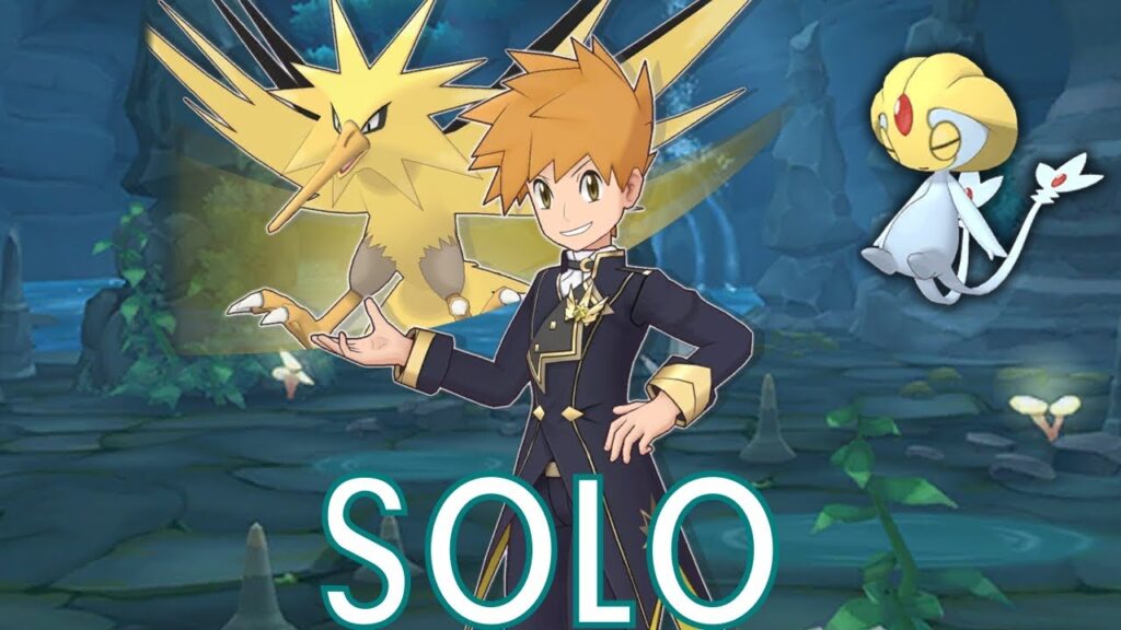 3/5 20/20 Champion Blue & Zapdos solo Uxie - Pokemon Masters EX