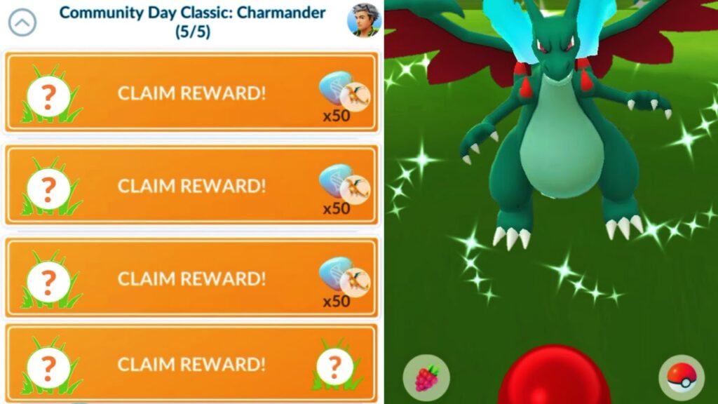 new "Charmander Community day" special research...