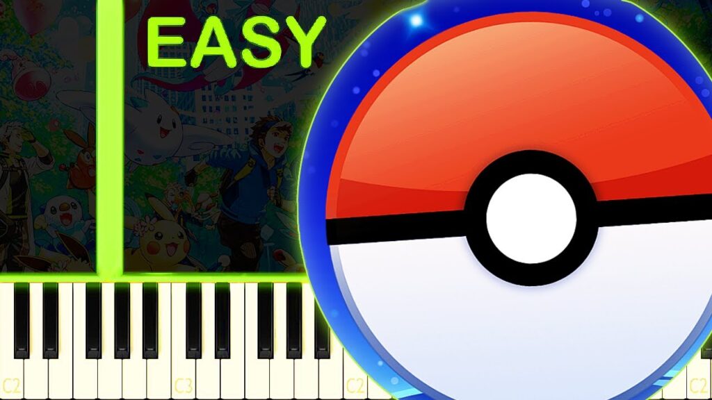 POKEMON GO THEME - EASY Piano Tutorial
