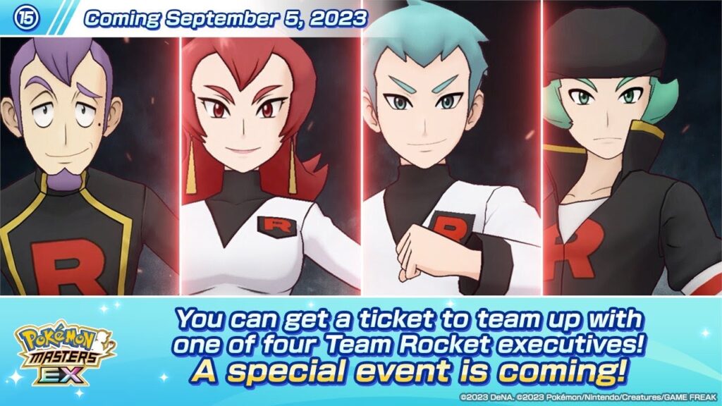Pokemon Masters EX: Free Team Rocket Executive Summoning