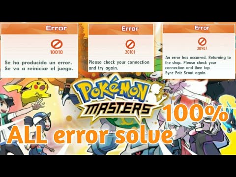 Error solved ! Pokemon masters EX with full proof