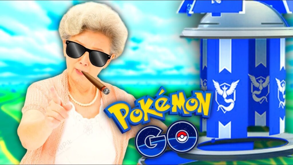 *Grandma Trainer terrorizing City Gyms* and stalking them in Pokemon GO