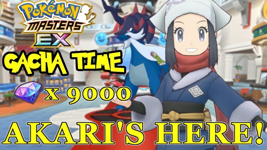 Pokemon Masters EX -  HISUI RETURNS, AKARI GACHA! With little gems left, a small ALL-IN dream!
