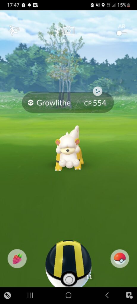 Its real!!! Hisuian Growlithe!