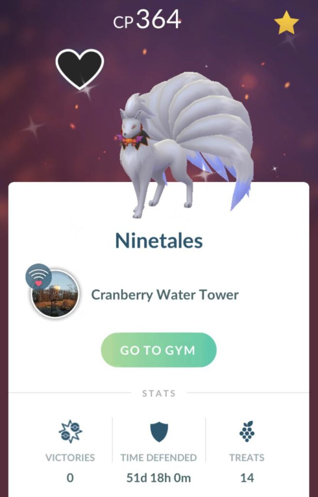What’s the longest amount of time one of your Pokémon have been trapped in a gym?
