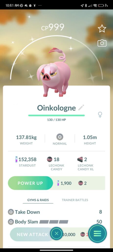 So shiny is just a pig