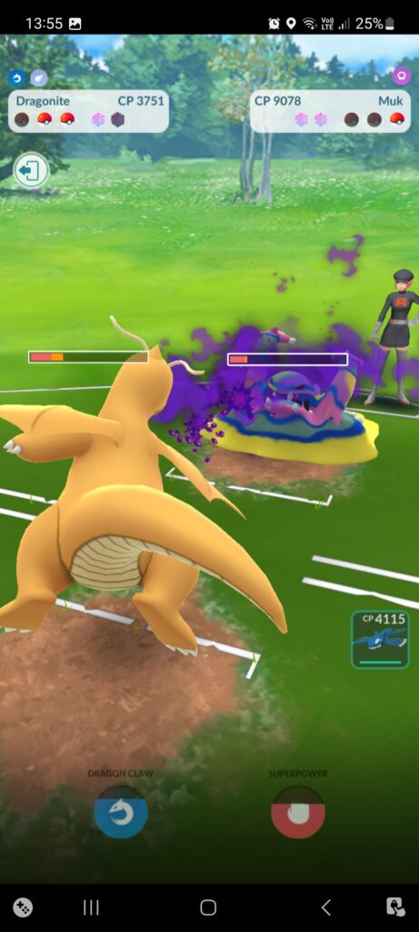 Alolan Muk type is shown wrong in rocket battle