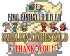 The Final Fantasy Pixel Remaster series has now reached 3 million copies sold across PlayStation 4, Nintendo Switch, Steam, and mobile!
