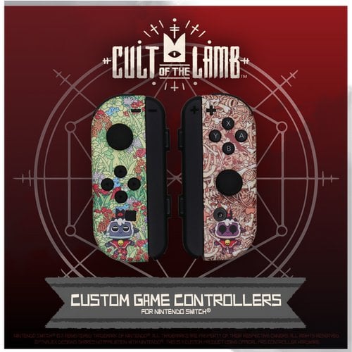 Cult of the Lamb Officially Licensed Joy Controllers for Switch | CptnAlex Designs