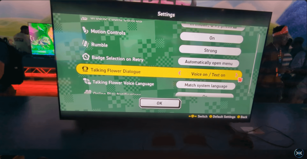 You can turn off the flower voices in Super Mario Bros. Wonder