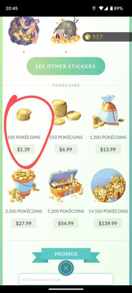 Did Niantic quietly increase their price again ? (0.99¢ to 1.39$ CAD)