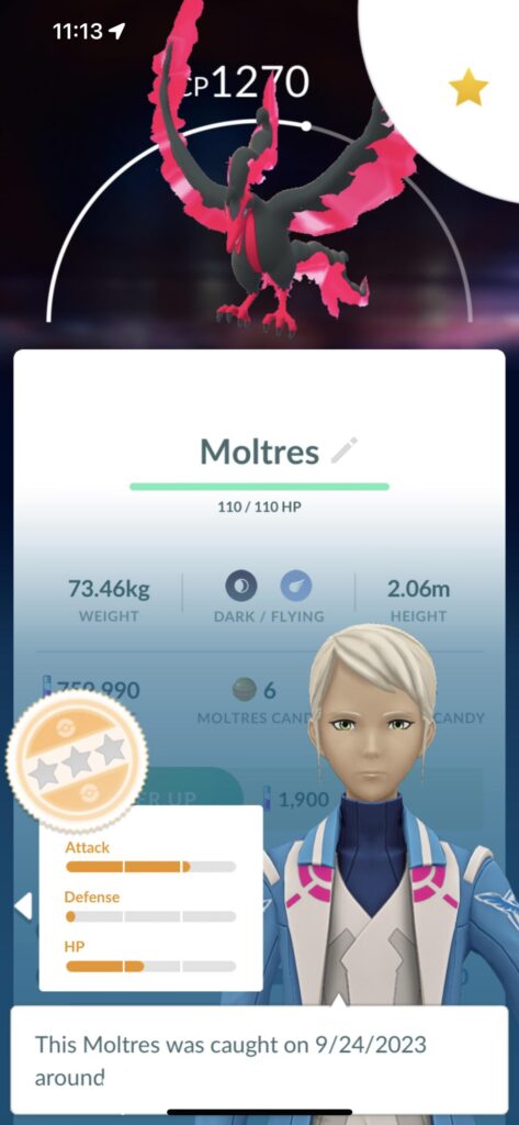 Used my master ball for this. Pain.