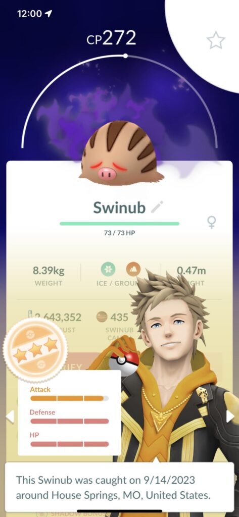 First time I’ve ever been able to purify a shadow to make it 100%! It’s not much but I’ve been religiously checking shadow stats for ages and I thought it would never happen.