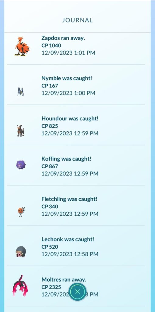 3 minutes apart...