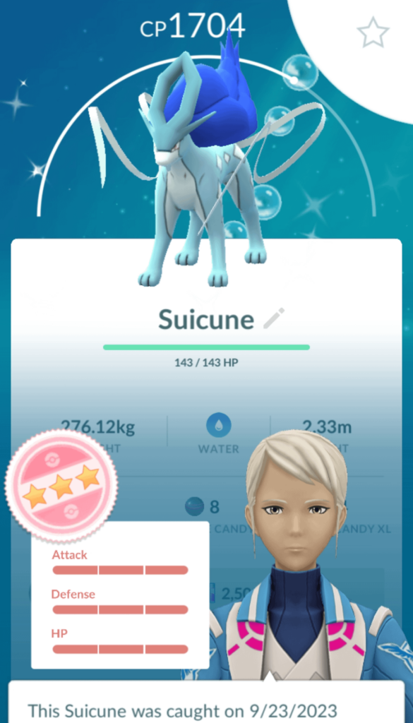 Had only 1 Remote Pass and Suicune was the last I needed for Johto. Gonna go play the lottery now.