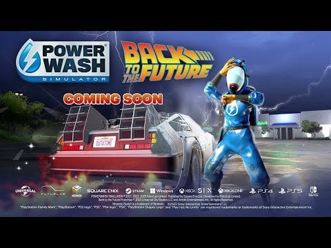 PowerWash Simulator Back to the Future Special Pack Announcement