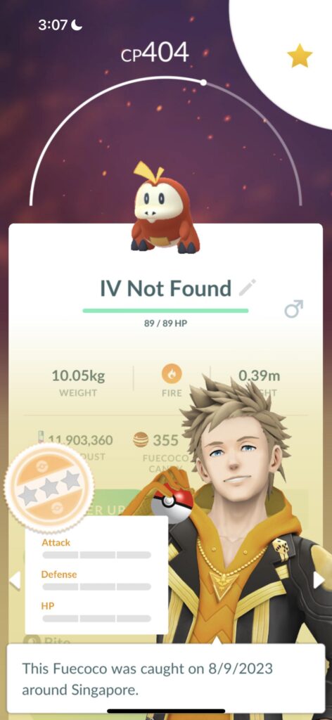 My guy lost his ivs