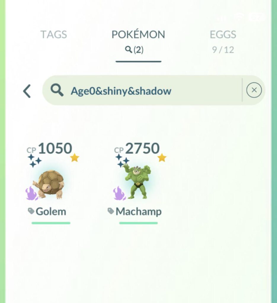 2 Shiny Shadows in the span of 24 hours