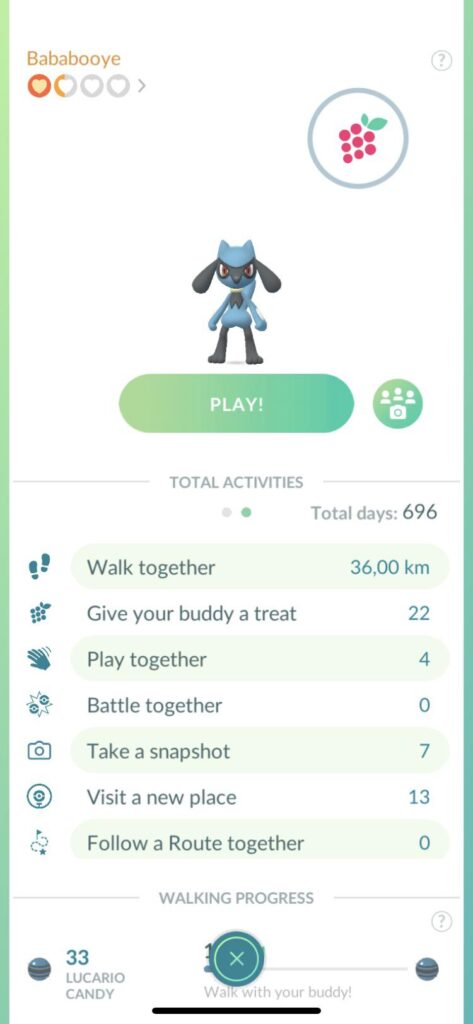 Ok let’s see did you have your buddy longer than me (probably not)