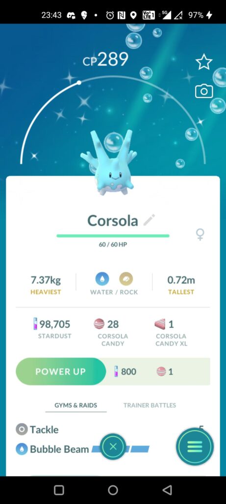 Caught her in the wild today.... she wishes shiny luck to everyone...