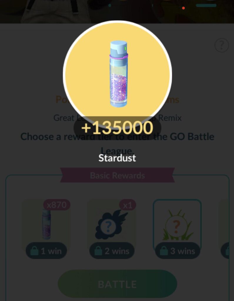 Do not forget to use a star piece before claiming your GBL rewards :)