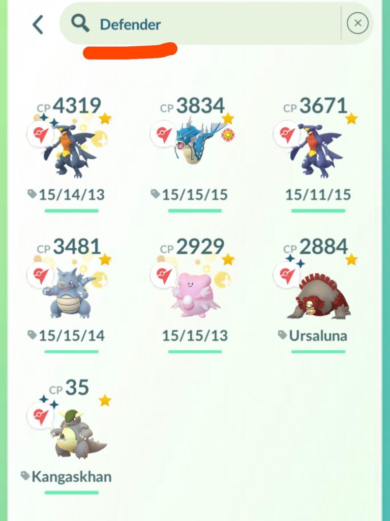 For those who cant see Pokémon in a gym.