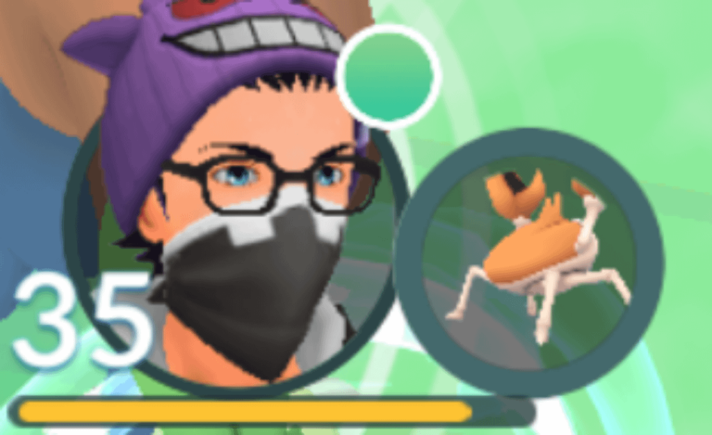 Why is my Krabby not facing forward?