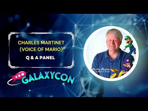 Charles Martinet on Mario Ambassadorship [Q&A Panel at Galaxycon Austin 2023]