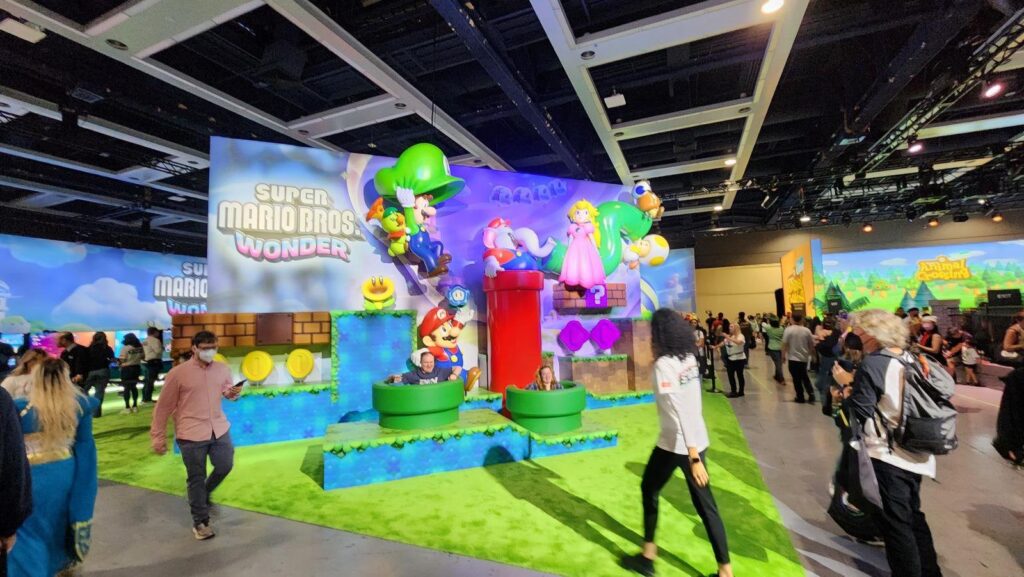 The Super Mario Wonder demo booth at Nintendo Live was pretty cool