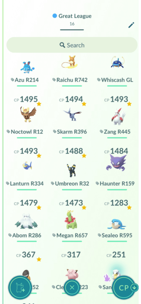 What would you guys run next great league?
