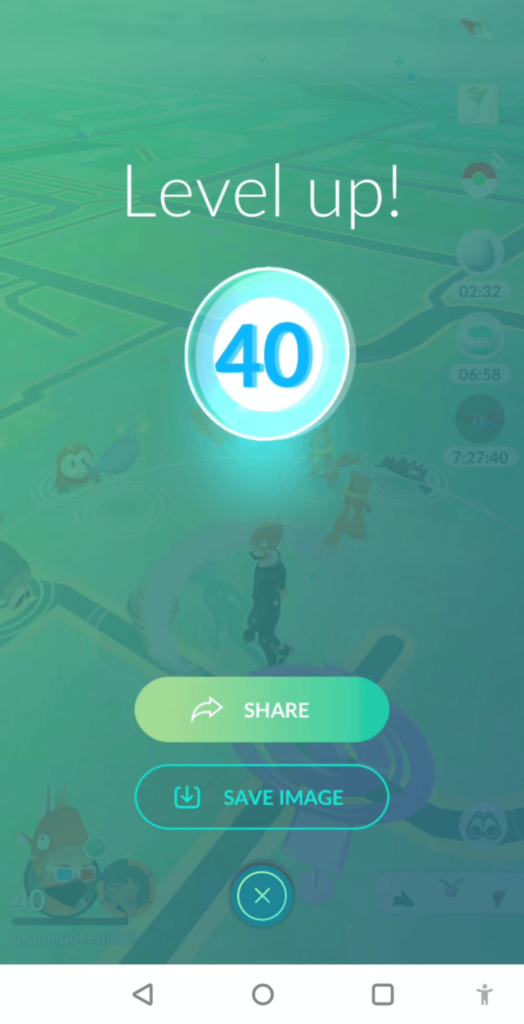 Hit level 40 after 7 years