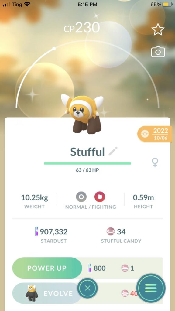 Very first shinies