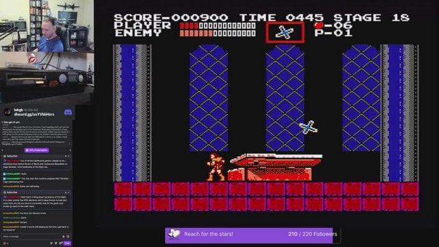 I finally beat Dracula on the Famicom Disk System. - hdrgb on Twitch