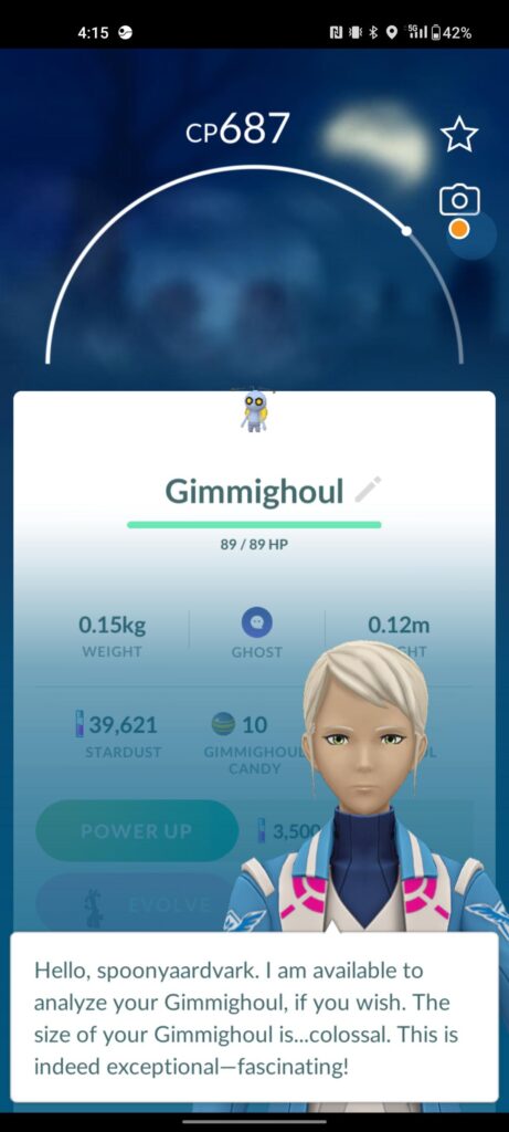 Something funny about a "colossal" Gimmighoul