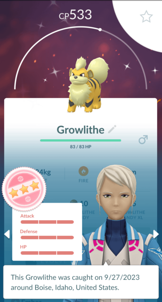 Look at this perfect creature I caught!