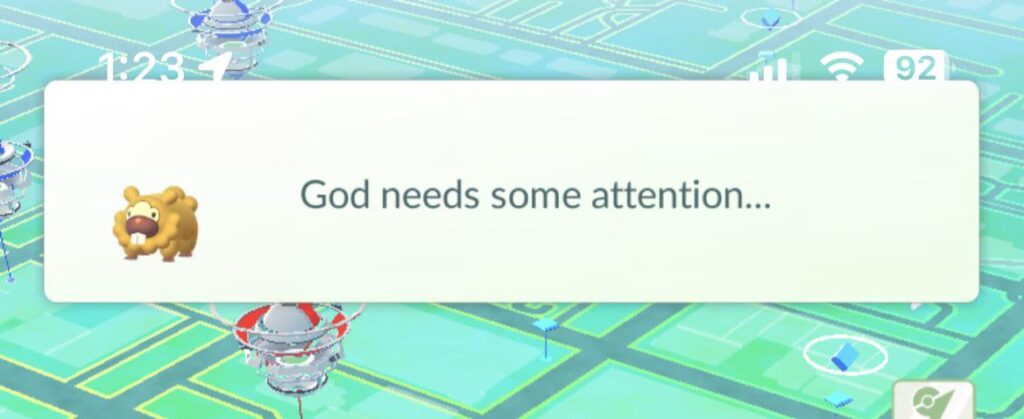 Haven’t been to church in a while…