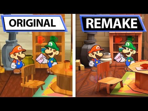 Paper Mario: The Thousand Year Door | Original VS Remake | Gameplay Trailer Comparison