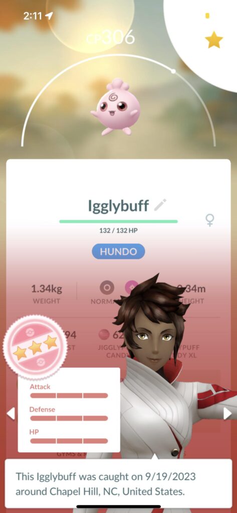 Was scrolling through my daily catches and saw I hatched this from an egg 🥹