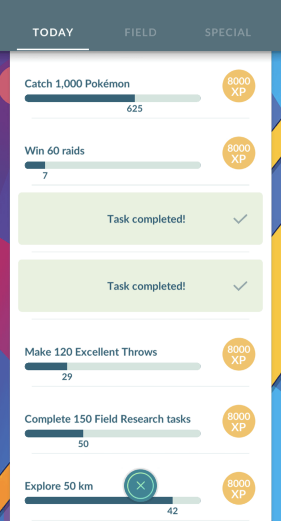 Only 5 to go. I think two are going to give me some trouble