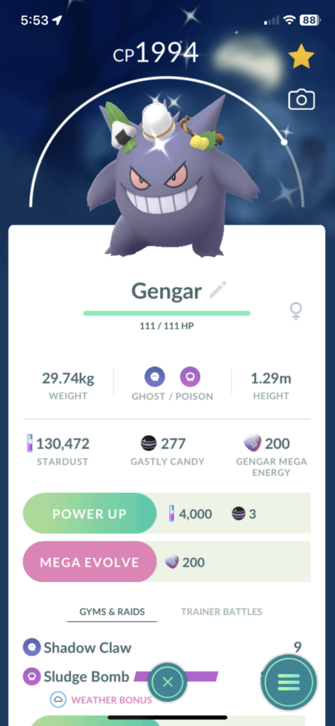 I walked about four hours a day for the last 5 days trying to get a Shiny Gastly. I will definitely take this. What a find.