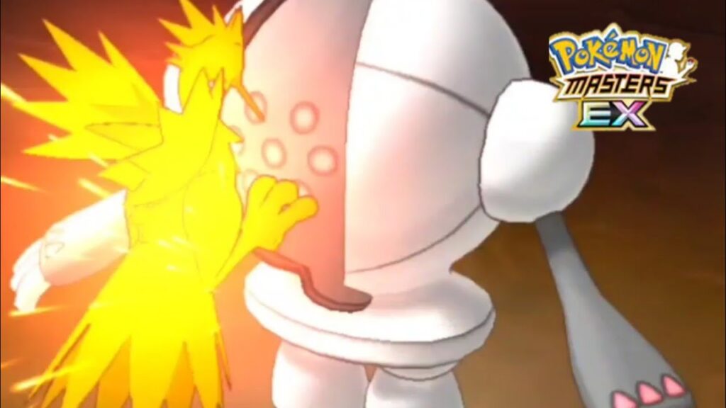Pokemon Masters EX - Champion Hop & Galarian Zapdos Solo LA Regesteel!